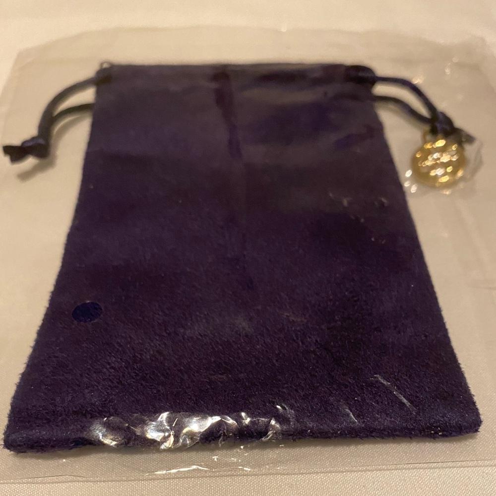 Tory Burch Jewelry Bag Purple Small